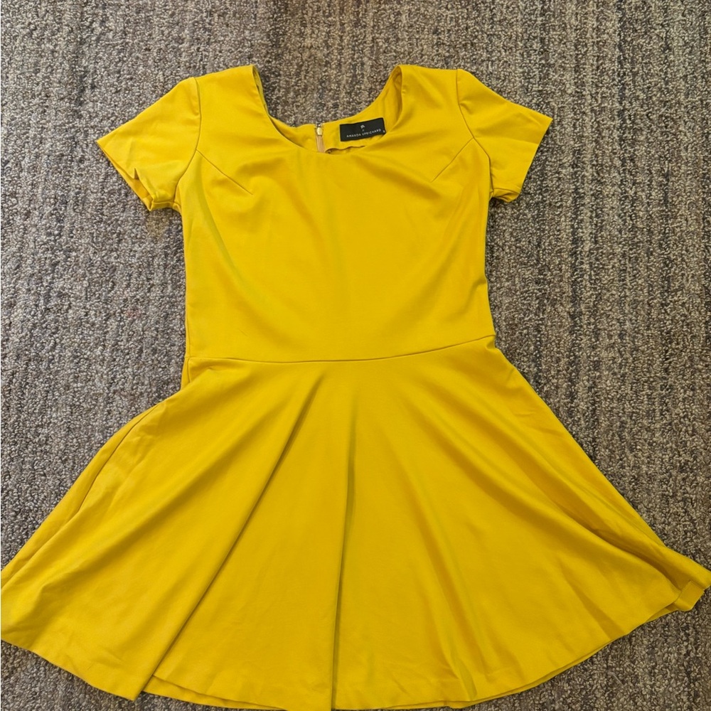 Amanda Uprichard Mustard Dress
